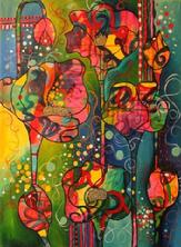 Poppies - Original Art by Sherry Williamson